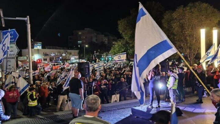شهرک‌نشینان رژیم صهیونیستی مقابل کنست تظاهرات کردند