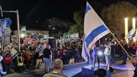 شهرک‌نشینان رژیم صهیونیستی مقابل کنست تظاهرات کردند