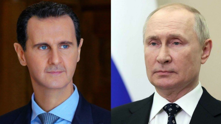 پیام تسلیت بشار اسد به رئیس‌جمهور روسیه