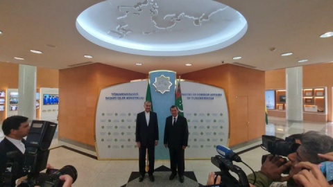 امیر عبداللهیان با همتای ترکمنستانی خود دیدار کرد + فیلم