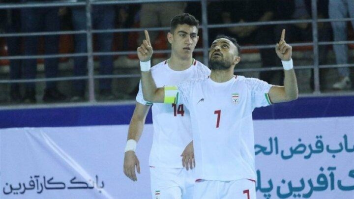 تیم ملی فوتسال ایران بر تیم میزبان غلبه کرد