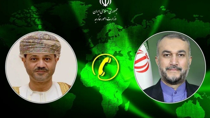 وزرای خارجه ایران و عمان در مورد حمله تروریستی رژیم صهیونیستی رایزنی کردند