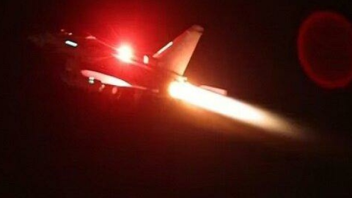 حمله هوایی ائتلاف متجاوز آمریکا و انگلیس به خاک یمن