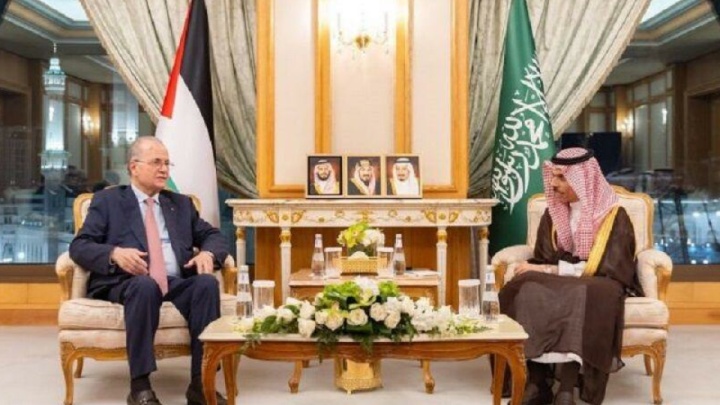 گفت وگوی وزیر خارجه عربستان و نخست‌وزیر فلسطین درباره تحولات غزه