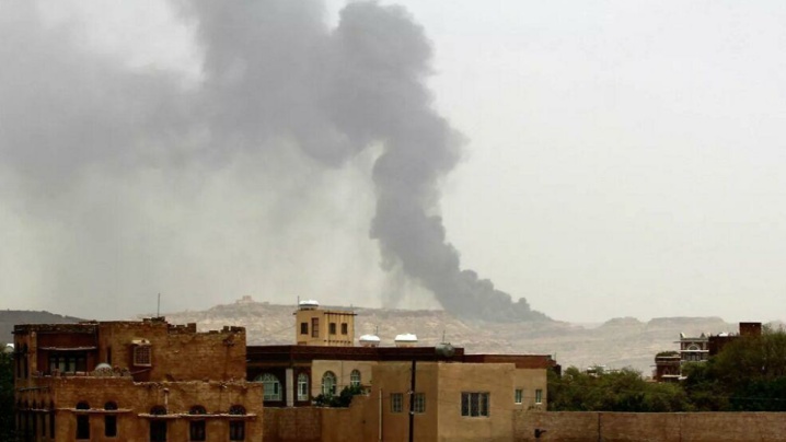 حمله هوایی آمریکا و انگلیس به شمال غرب یمن