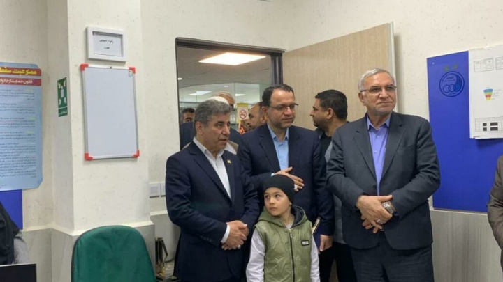 افتتاح مرکز جامع سلامت روستای میقان شاهرود توسط وزیر بهداشت
