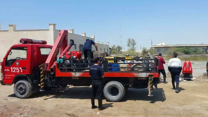 دو گروه آتش‌نشان تهرانی برای امدادرسانی در سیل  به سیستان و بلوچستان اعزام شدند