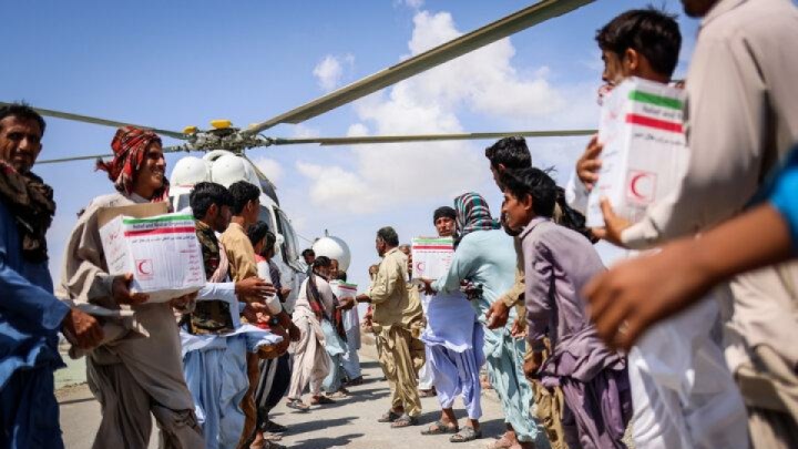 حضور به موقع و حداکثری ارگان‌های امدادی در سیل سیستان و بلوچستان