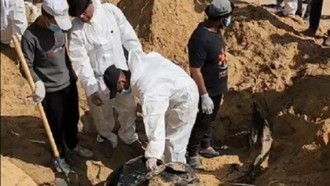 عبور سازمان‌ملل از کشف گورهای دسته‌جمعی در غزه