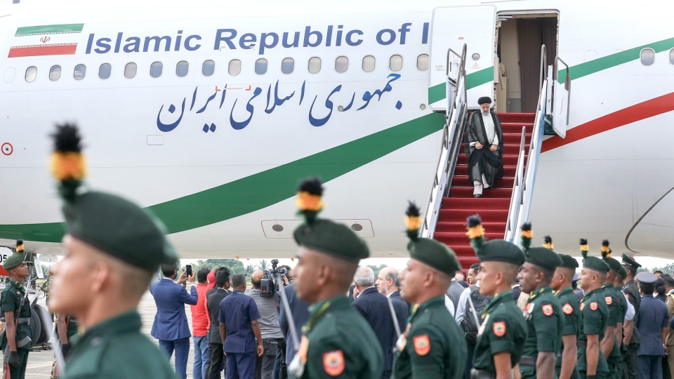 «رئیسی» وارد «سریلانکا» شد