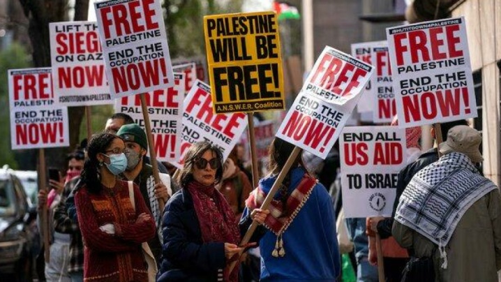 اعتراضات ضد جنگ «غزه» در آمریکا