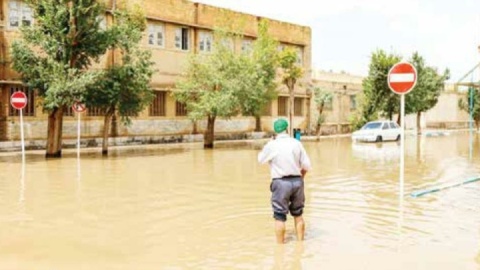 سیل در شهرهای حاشیه کویر