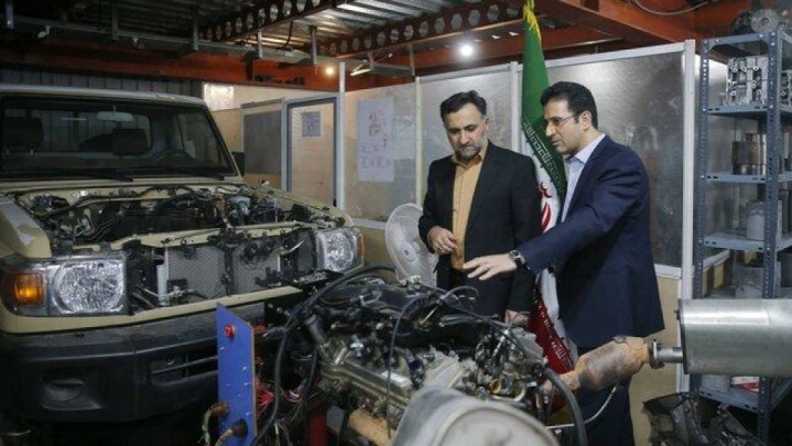 موتور ۶ سیلندر خورجینی با حضور معاون رئیس‌جمهور رونمایی شد