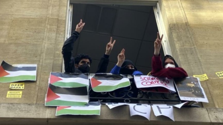 پلیس فرانسه اعتراضات حامیان فلسطین را سرکوب کرد
