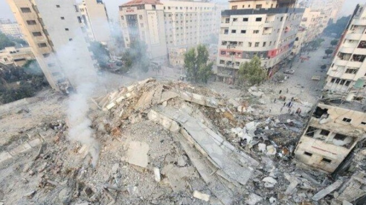 طوفان‌الاقصی| بمباران خانه‌ای در رفح ۶ شهید برجای گذاشت