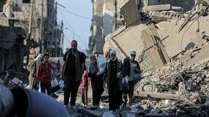 صهیونیست‌ها نوار غزه را بمباران کردند