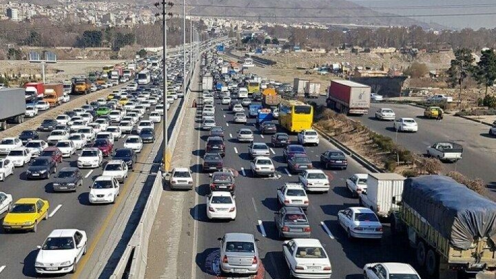 وضعیت جاده‌ها| ترافیک صبحگاهی در آزادراه قزوین-کرج