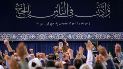 دیدار کارگزاران حج با رهبر انقلاب