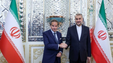 دیدار و گفتگوی امیرعبداللهیان و رافائل گروسی
