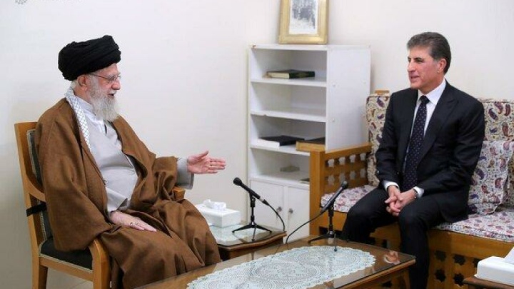دیدار رئیس اقلیم کردستان عراق با رهبر انقلاب