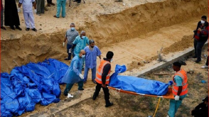 یک گور جمعی دیگر در محوطه بیمارستان «الشفا» غزه کشف شد