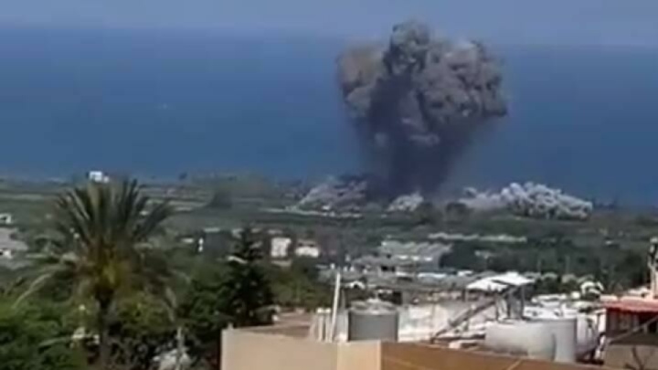 حملهٔ جنگنده‌های صهیونیستی به جنوب لبنان