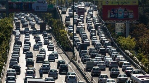اعلام آخرین وضعیت ترافیکی معابر و بزرگراه‌های پایتخت