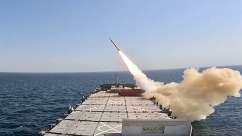 پیش‌رفت ناو بالستیک‌زن سپاه تا نزدیکی جزیره «دیگو گارسیا»