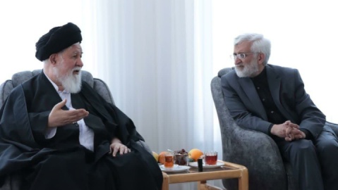 جلیلی در منزل شهید «آیت‌الله رئیسی» حضور یافت