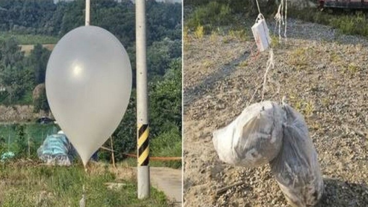 بالن‌های حامل زباله؛ تازه‌ترین نشانه‌های افزایش تنش در شبه‌جزیره کره