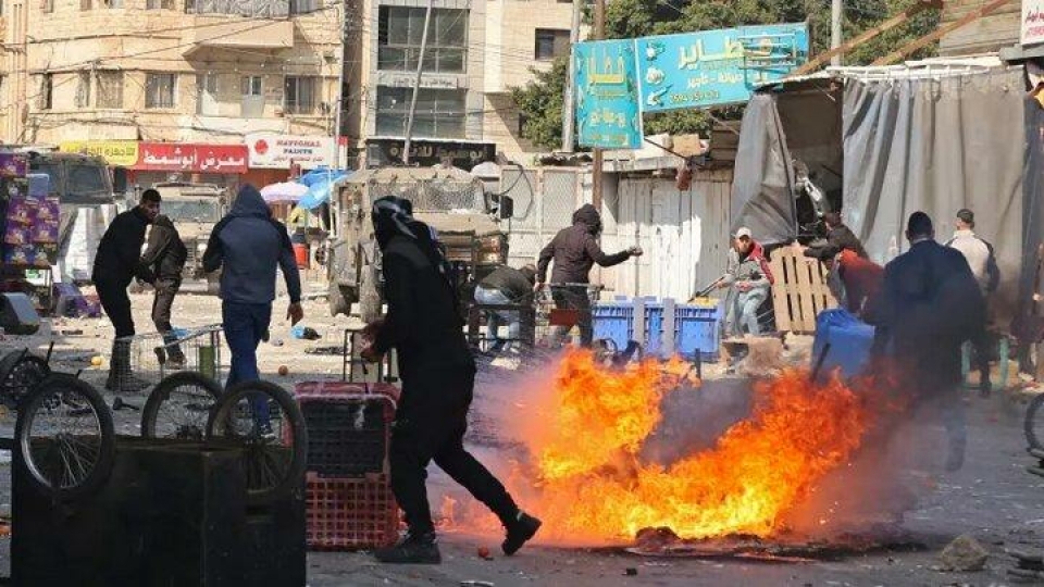 درگیری مبارزان مقاومت و نظامیان صهیونیست در جنوب «جنین»