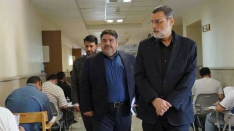 بازدید رئیس بنیاد شهید و امور ایثارگران از حوزه برگزاری دومین آزمون استخدامی فرزندان شهدا و فرزندان جانبازان هفتاد درصد و بالاتر