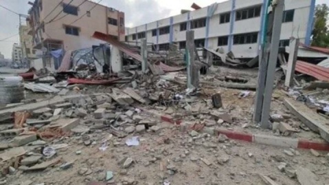 مدرسه آنروا با مهمات آمریکایی مورد هدف قرار گرفت