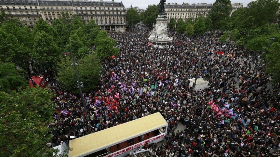 صدها هزار فرانسوی علیه جریان راست افراطی تظاهرات کردند