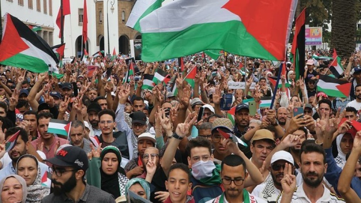 راهپیمایی در شهرهای عربی و غربی برای تحریم رژیم صهیونیستی و حمایت از غزه