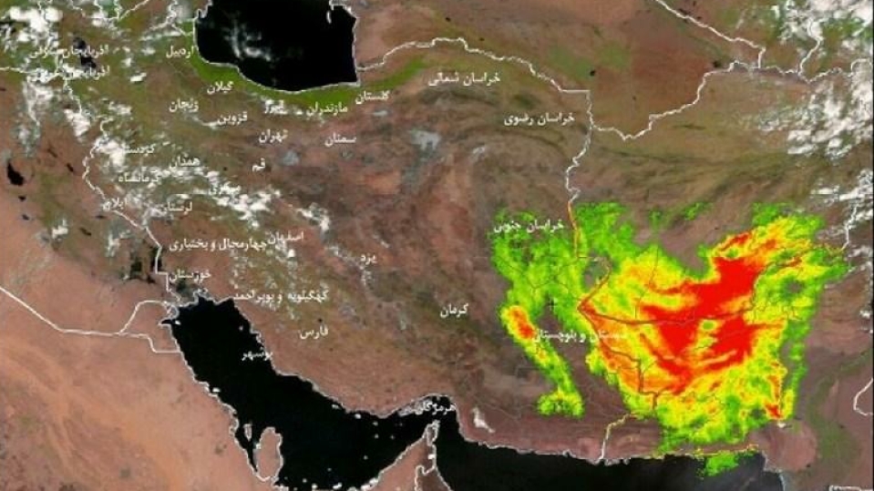 سرعت طوفان در زابل به ۱۰۸ کیلومتر در ساعت رسید