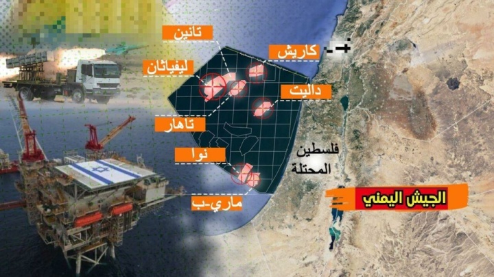 ذخایر انرژی ”اسرائیل” در تیررس یمنی‌ها