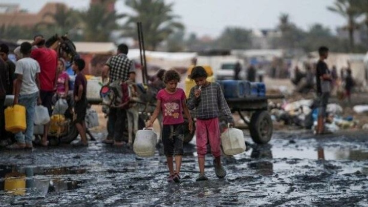 کاهش ۹۴ درصدی میزان آب موجود در غزه