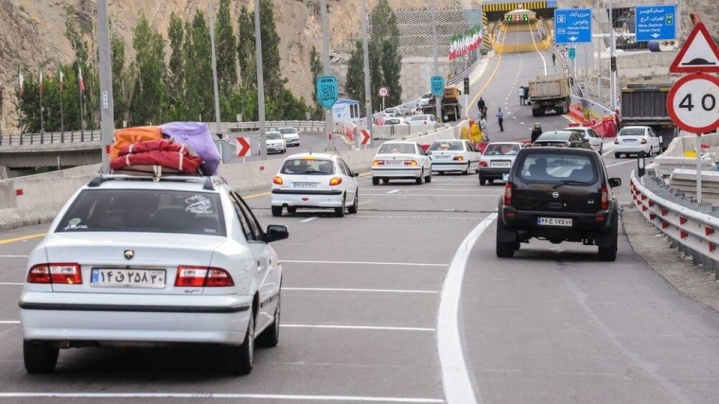 وضعیت جاده‌ها| آزادراه تهران- شمال در روز جمعه محدودیت تردد خواهد داشت