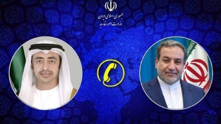 گفتگوی تلفنی وزرای خارجه ایران و امارات