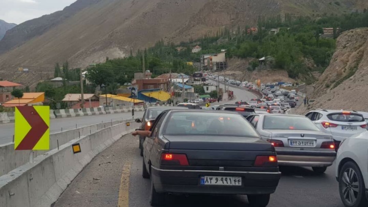 وضعیت جاده‌ها| محورهای شمالی زیر بار ترافیک سنگین مقطعی