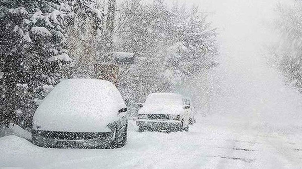 طوفان و برف ‌در مازندران‌