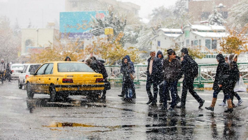 هواشناسی ایران| آسمان  ۱۴ استان برفی و بارانی می‌شود