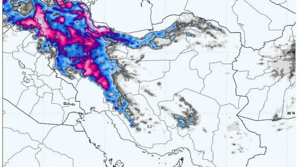 هواشناسی ایران|سامانه بارشی برف و باران در راه ۶ استان