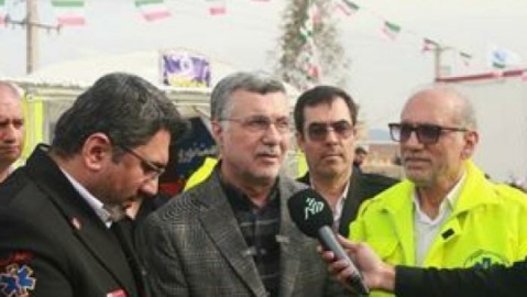 قدردانی وزیر بهداشت از تلاش‌های اورژانس تهران در ایام نوروز