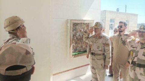 بازدید فرمانده مرزبانی فراجا از پایانه مرزی مهران