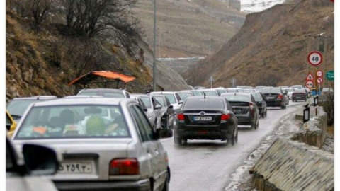 بازگشایی دوطرفه جاده چالوس از ساعت ۱۶ امروز