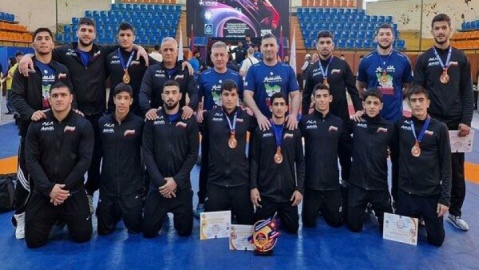 پایان کار تیم کشتی آزاد جوانان با ۱۱ مدال رنگارنگ