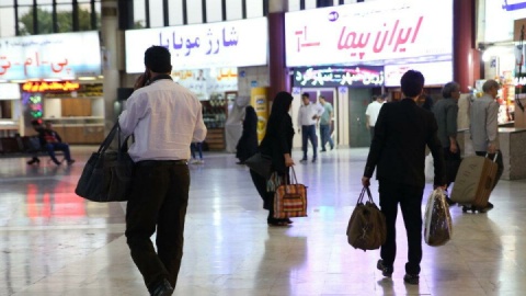 جابه‌جایی ۵.۹ میلیون نفر در بخش‌های جاده‌ای و ریلی تا ۶ فروردین
