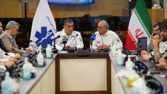 بازدید معاون اجرایی رئيسجمهور از مرکز کنترل عملیات بحران سازمان اورژانس کشور